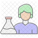 Laboratory Assistant Lineal Color Icon Icono