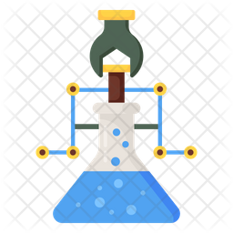 Laboratory Automation Icon - Download in Flat Style