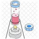 Experiment Heating Burner Icon