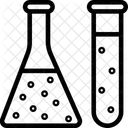 실험실 유리 아이콘