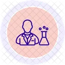 Laboratory Color Circle Icon Icon