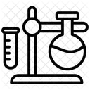 Laboratory Black Outline Icon 아이콘