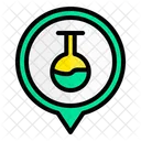 Laboratory Location Flask Chemistry Icon