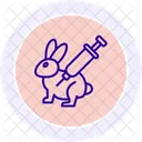 Rabbit Laboratory Animal Icon