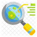 Laboratory Research Magnifier Search Icon