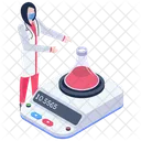 Laboratory Scale  Icon