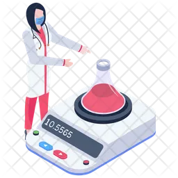 Laboratory Scale  Icon