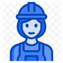 Laborer-woman-occupation-female-labor  Icon