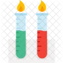 Labortest Kulturrohrchen Laborexperiment Symbol