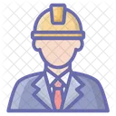 Labour Worker Engineer Icon