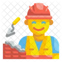 노동 노동자 건축업자 아이콘