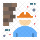 노동 노동자 건축 아이콘