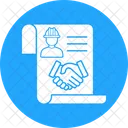 Labour Contract  Icon