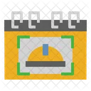 Labour Day Calenday Time And Date Icon