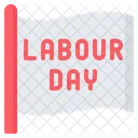 Labour Day Flag Icon