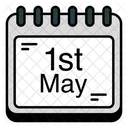 Labour Day Reminder Calendar Schedule Icon