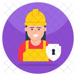 Labour Safety  Icon