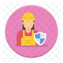 Labour Security Labour Protection Labour Safety Icon