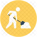 Labourer Worker Miner Icon