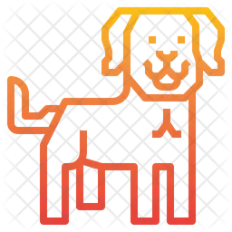 Labrador Dog  Icon