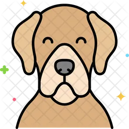 Labrador Retriever dog  Icon
