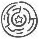 Labyrinth Complexity Maze Icon