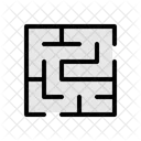 Irrgarten Labyrinth Puzzle Symbol