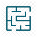 Irrgarten Labyrinth Puzzle Symbol