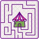 Labyrinth Puzzle Puzzlespiel Symbol