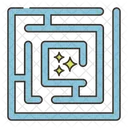 Labyrinth Maze Game Puzzle Icon