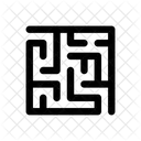 Irrgarten Labyrinth Innenohr Symbol