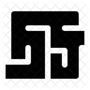 Irrgarten Labyrinth Puzzle Symbol