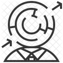 Irrgarten Labyrinth Puzzle Symbol