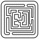 Labyrinth Maze Intricacy Icon