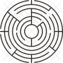 Labyrinth Circular Mosaics Icon