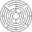 Labyrinth Circular Mosaics Icon