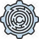 Labyrinth-Einstellung  Symbol