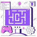 Labyrinth Online Maze Intricacy Icon