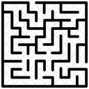 Puzzle Defi Commercial Jeu De Labyrinthe Icône