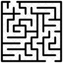 Puzzle Defi Commercial Jeu De Labyrinthe Icône