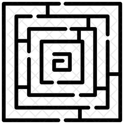 Labyrinthe classique  Icône