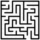 Labyrinthe classique  Icône