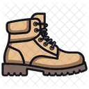 Lace-Up Boots Skin Tone Shoes  Icon