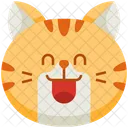 Lacheln Emoticon Katze Symbol