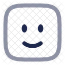 Lacheln Quadrat Symbol