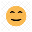 Lachelnd Zufrieden Emoji Emoticons Symbol