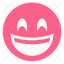 Rosa Glucklich Lachend Symbol