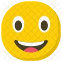 Lachelndes Gesicht Glucklicher Smiley Emoji Icon