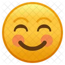 Lachelndes Gesicht Emoji Emoticon Icon