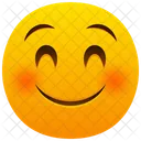 Lachelndes Gesicht Emoji Emotionen Icon